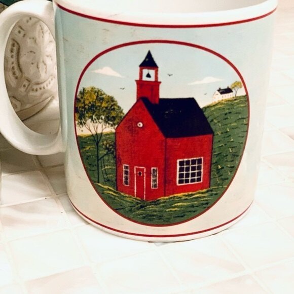 Vintage Warren Kimble Farmhouse Barn Mugs Home Decor‎ - Picture 4 of 9